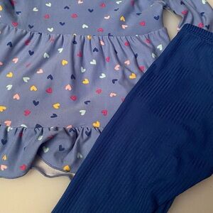 Kidgets Blue and Yellow Heart Outfit